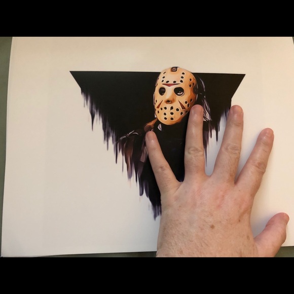 JASON VOORHEES FRIDAY THE 13th ART PRINT - Picture 2 of 2
